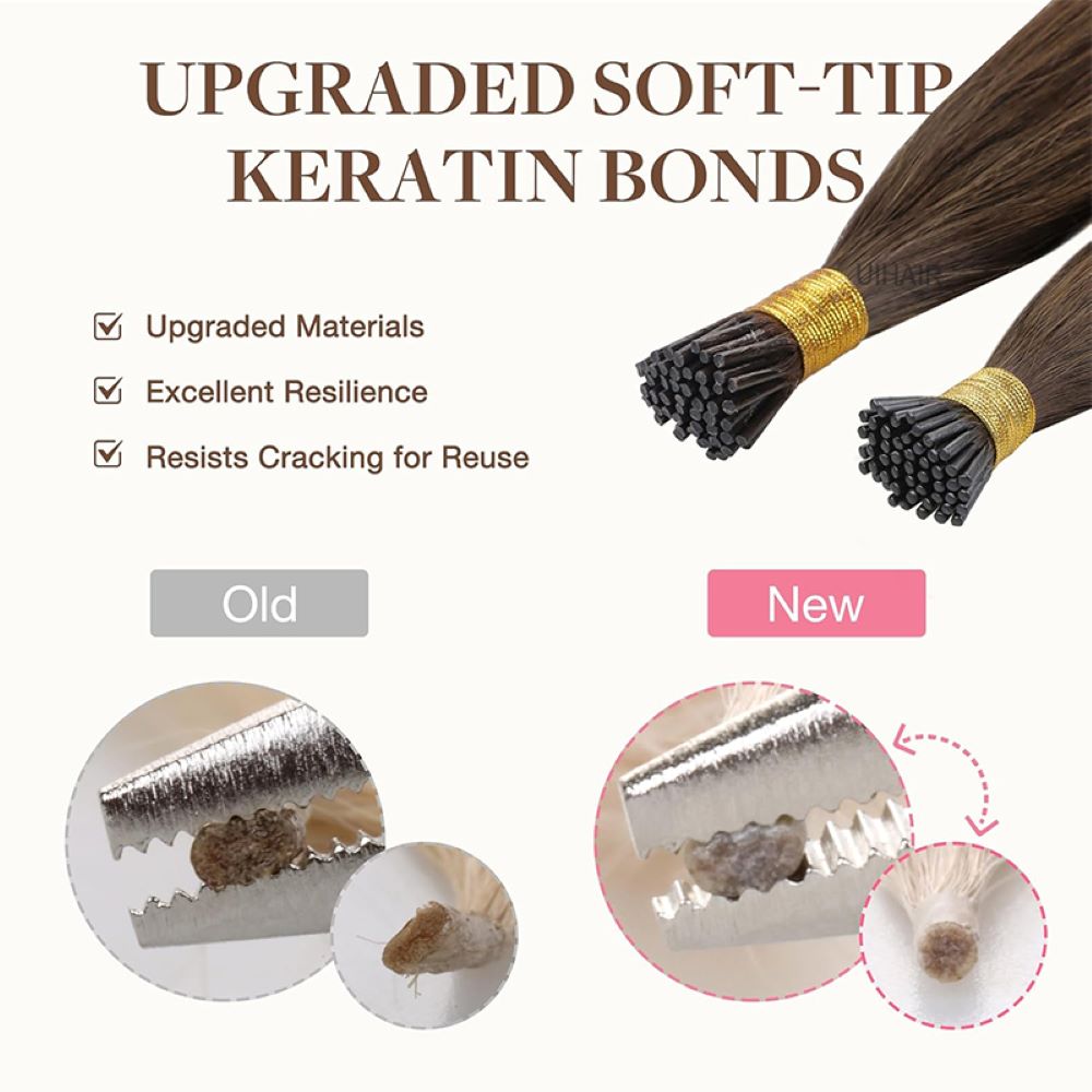 Brown-I-tip-hair-extensions-seamless-brunette-volume-boost