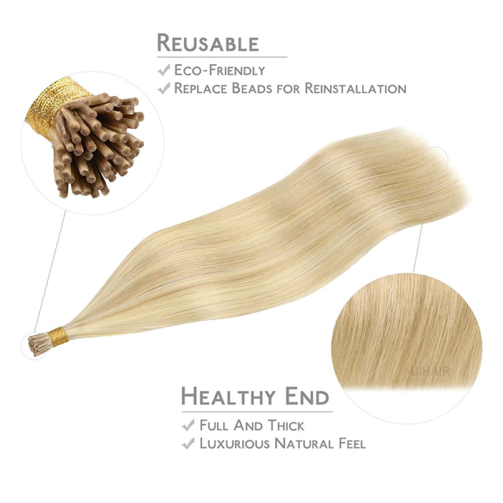 Tangle-free light-colored virgin hair for long-term wear  