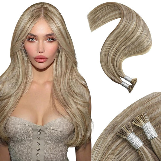 Virgin-human-hair-I-tip-piano-highlights-mixed-colors