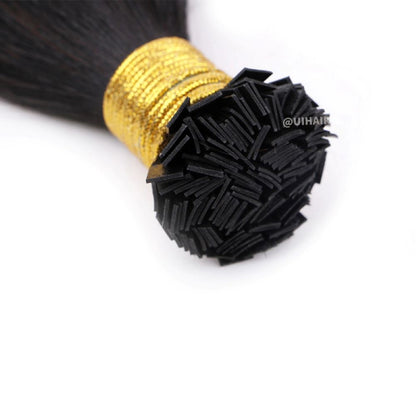 Silky Straight Black Virgin Hair Extensions for Caucasian Women