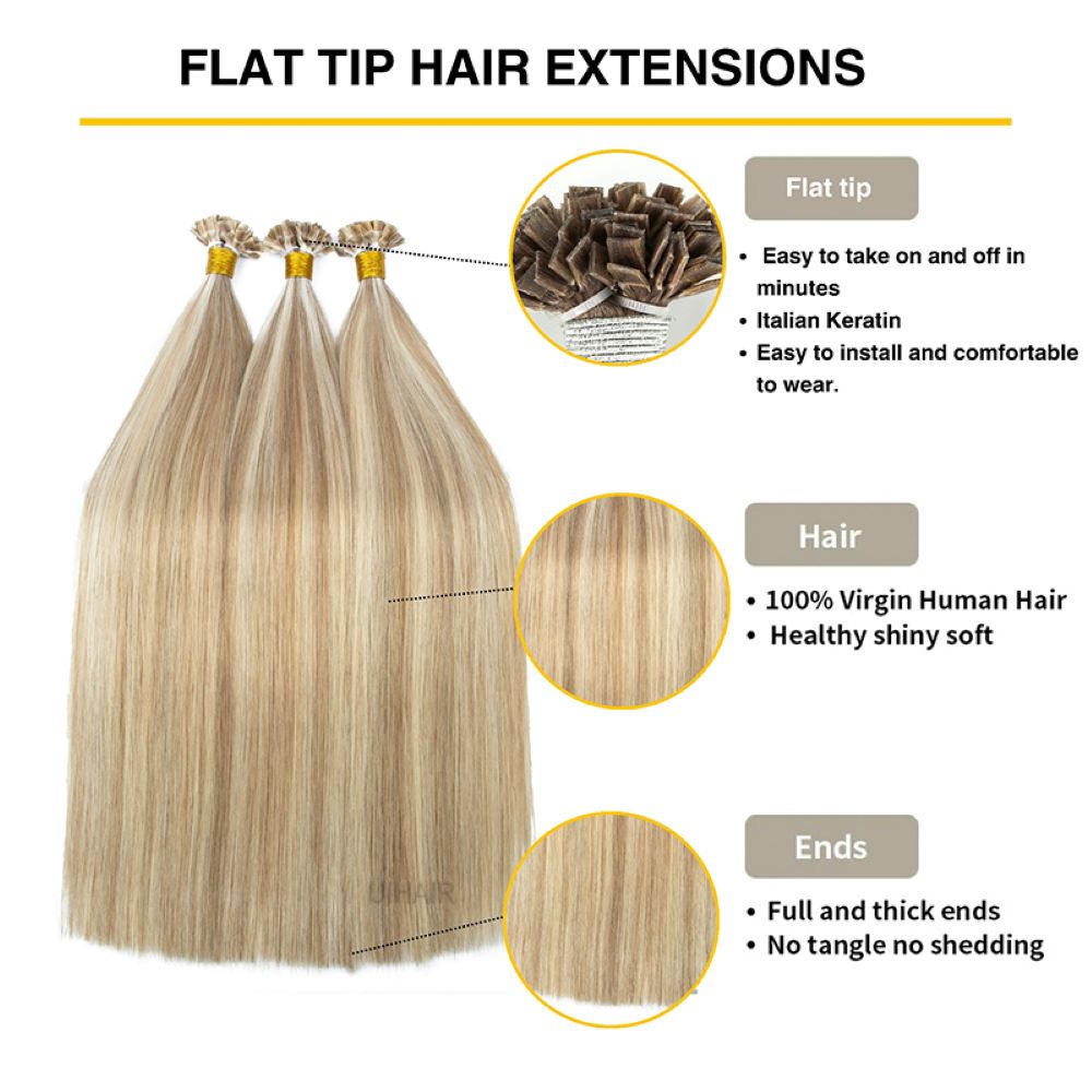 High-Quality Italian Keratin Tip for Mixed Color Hair Bonding