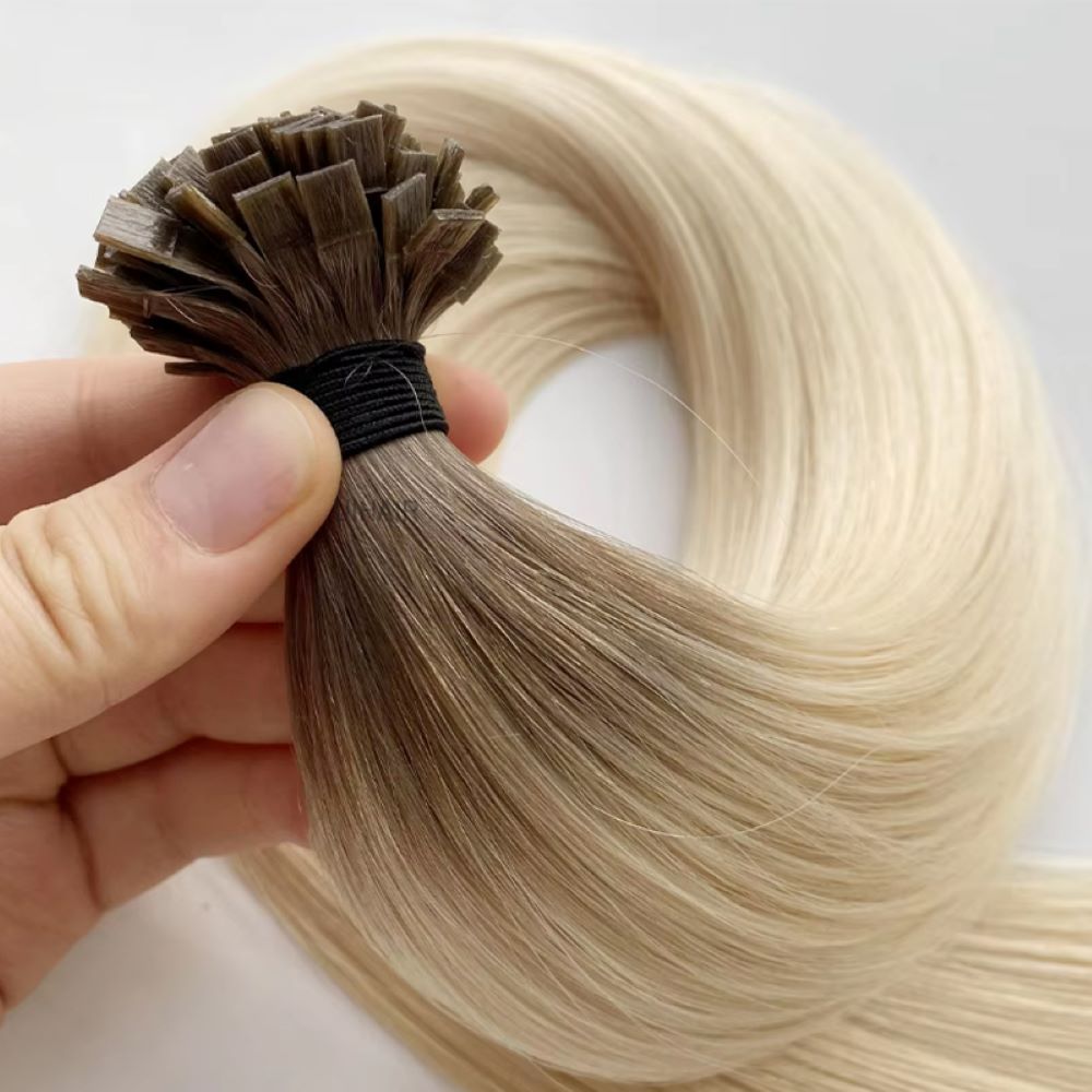 Invisible Italian Keratin Bonds for T-Mixed Color Extensions