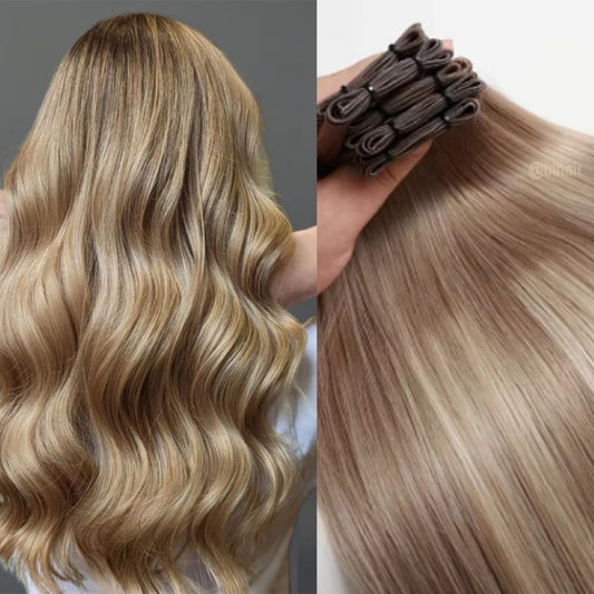 Virgin Human Hair Flat Weft Hair Extensions – T Mixed Collection Seamless