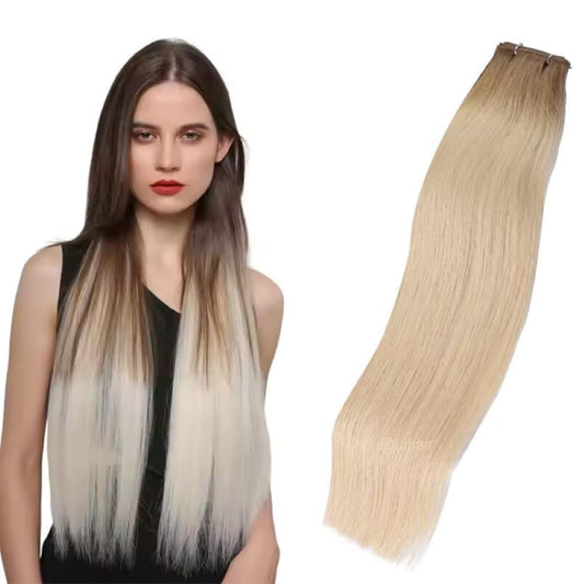 Virgin Human Hair Hand-Tied Invisible Genius Weft Extensions – T Mixed Collection Seamless