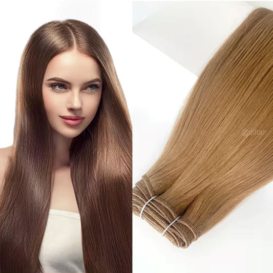 Virgin Human Hair Machine Weft Hair Extensions – Brown Luxe Collection