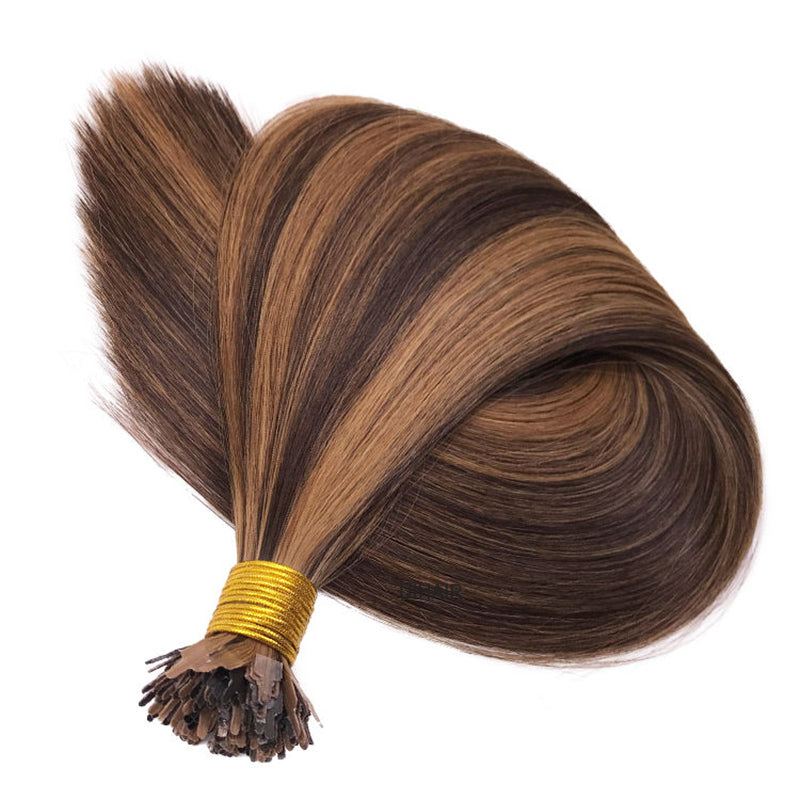 Multi-Tonal-Highlighted-Hair-Extensions-Virgin-Human-Hair-Texture