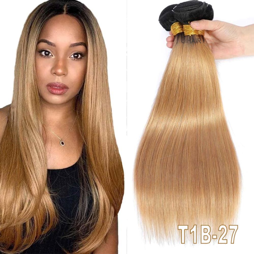 Rooted Ombre Halo Human Hair Extension | Shadow Root Color Blend