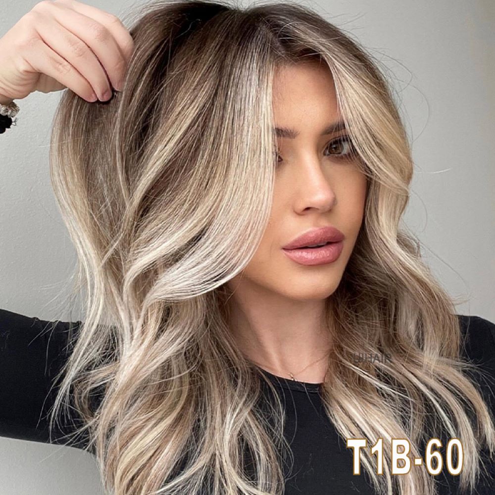Rooted Ombre Halo Human Hair Extension | Shadow Root Color Blend