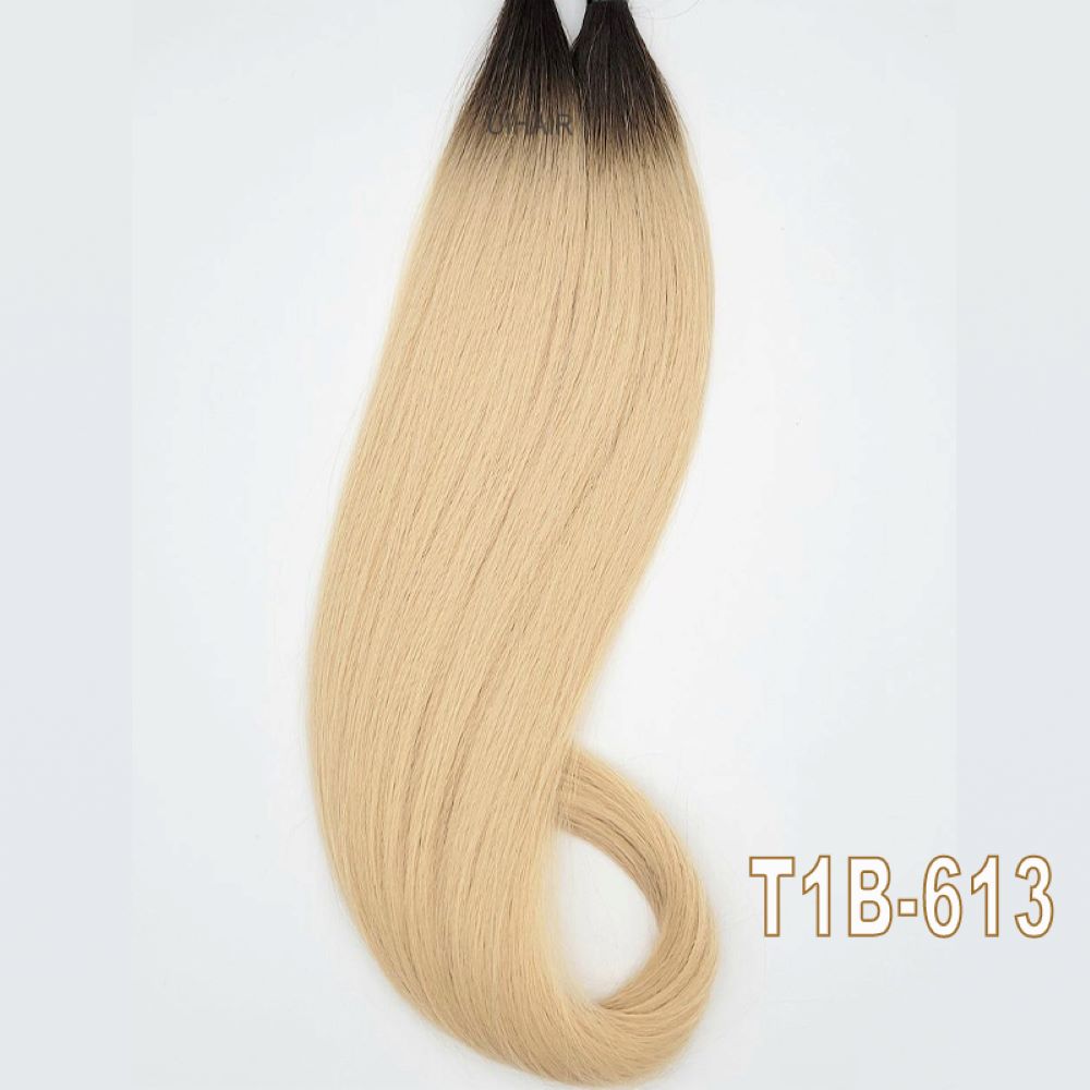 Rooted Ombre Halo Human Hair Extension | Shadow Root Color Blend