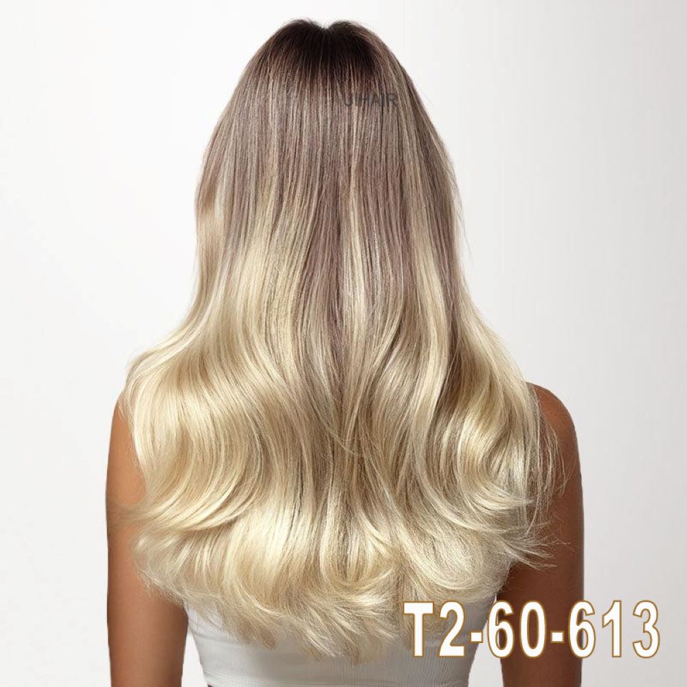 Rooted Ombre Halo Human Hair Extension | Shadow Root Color Blend