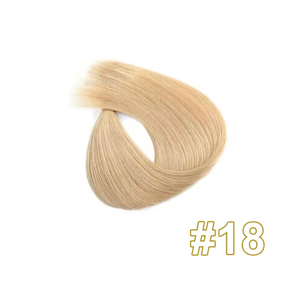 Virgin Human Hair Twin Tabs Butterfly Invisible Weft Extensions – Light Luxe Collection Seamless