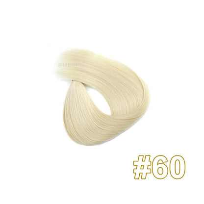 Virgin Human Hair Twin Tabs Butterfly Invisible Weft Extensions – Light Luxe Collection Seamless