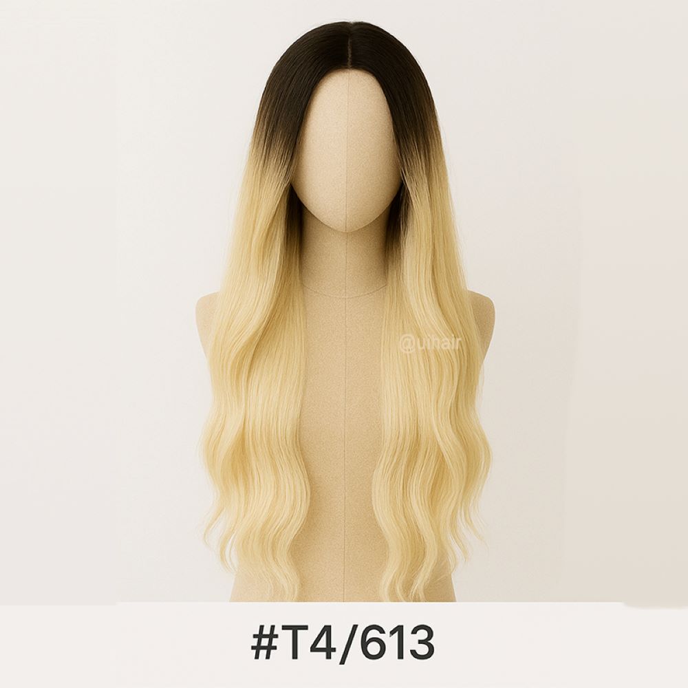 Comparison chart showing damage-free glue-free 6D hair extension versus traditional keratin fusion