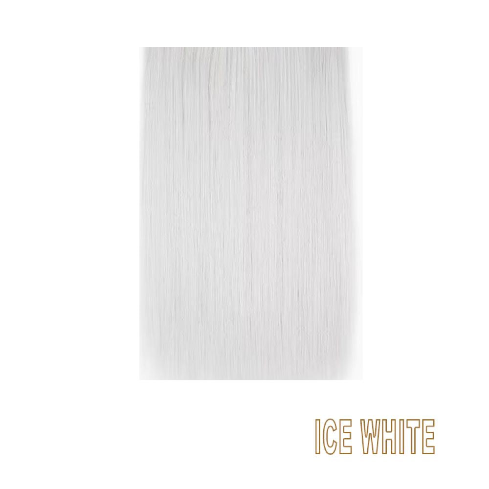 Nordic Ice Blonde seamless hair extension full length bundle view UIHAIR