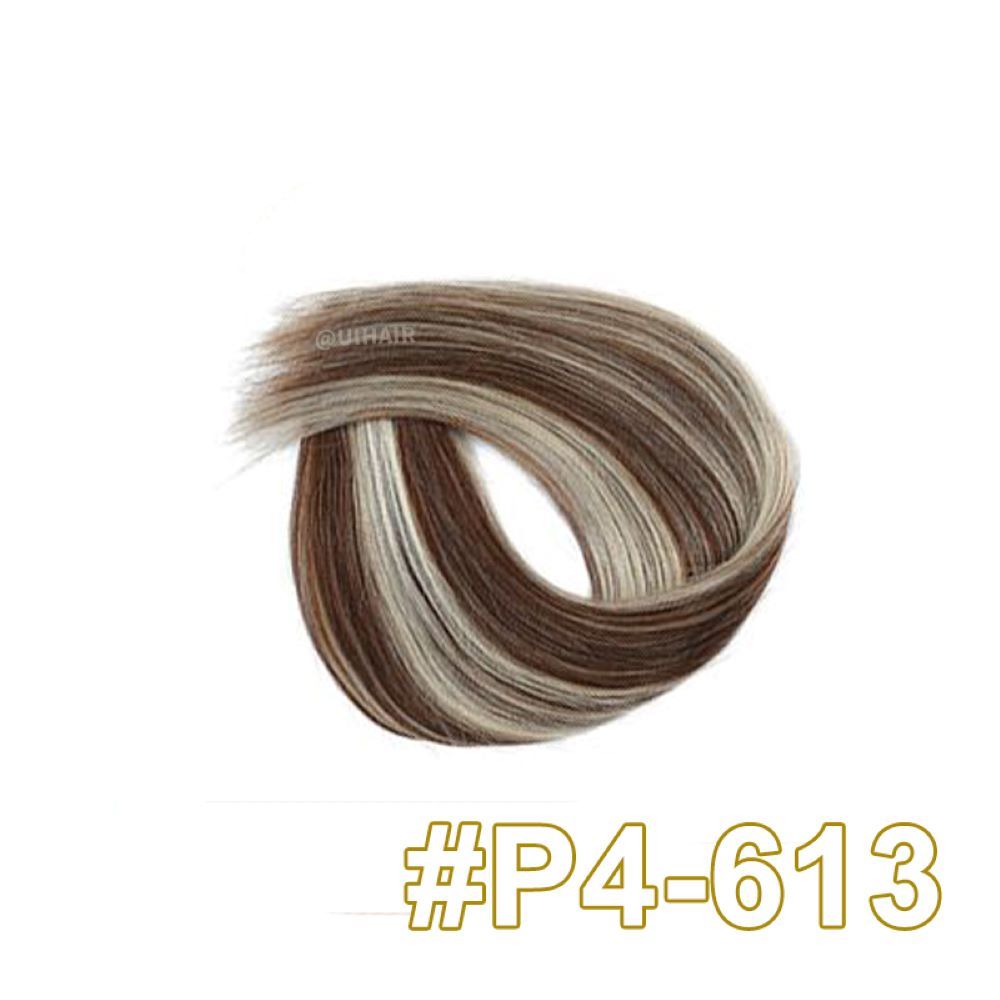 Dark Chestnut Brown 6D-1 Hair Extensions for High-End Salon Hair Lengthening