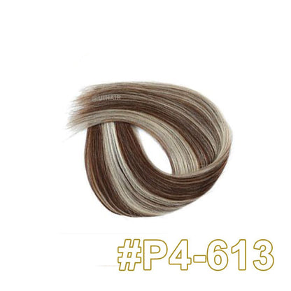Dark Chestnut Brown 6D-1 Hair Extensions for High-End Salon Hair Lengthening