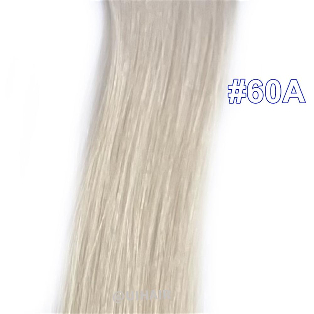 Ponytail Virgin Human Hair Extensions Light Color