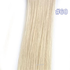 Virgin Human Hair Clip In Hair Extensions 7pcs 100g set Light Color
