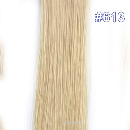 Virgin Human Hair Tape In Hair Extensions Light Color