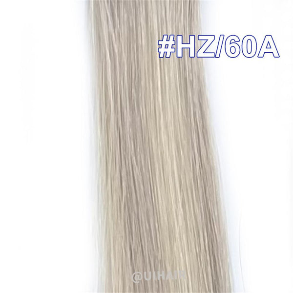 Ponytail Virgin Human Hair Extensions Highlight Color