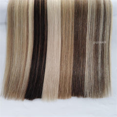 Virgin Human Hair Keratin Flat Tip Hair Extension Highlight Colors