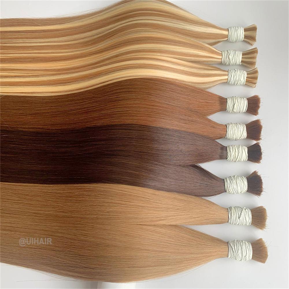 Virgin Human Straight Hair Bulk – Mixed Luxe Collection | Premium Human Hair for Braiding