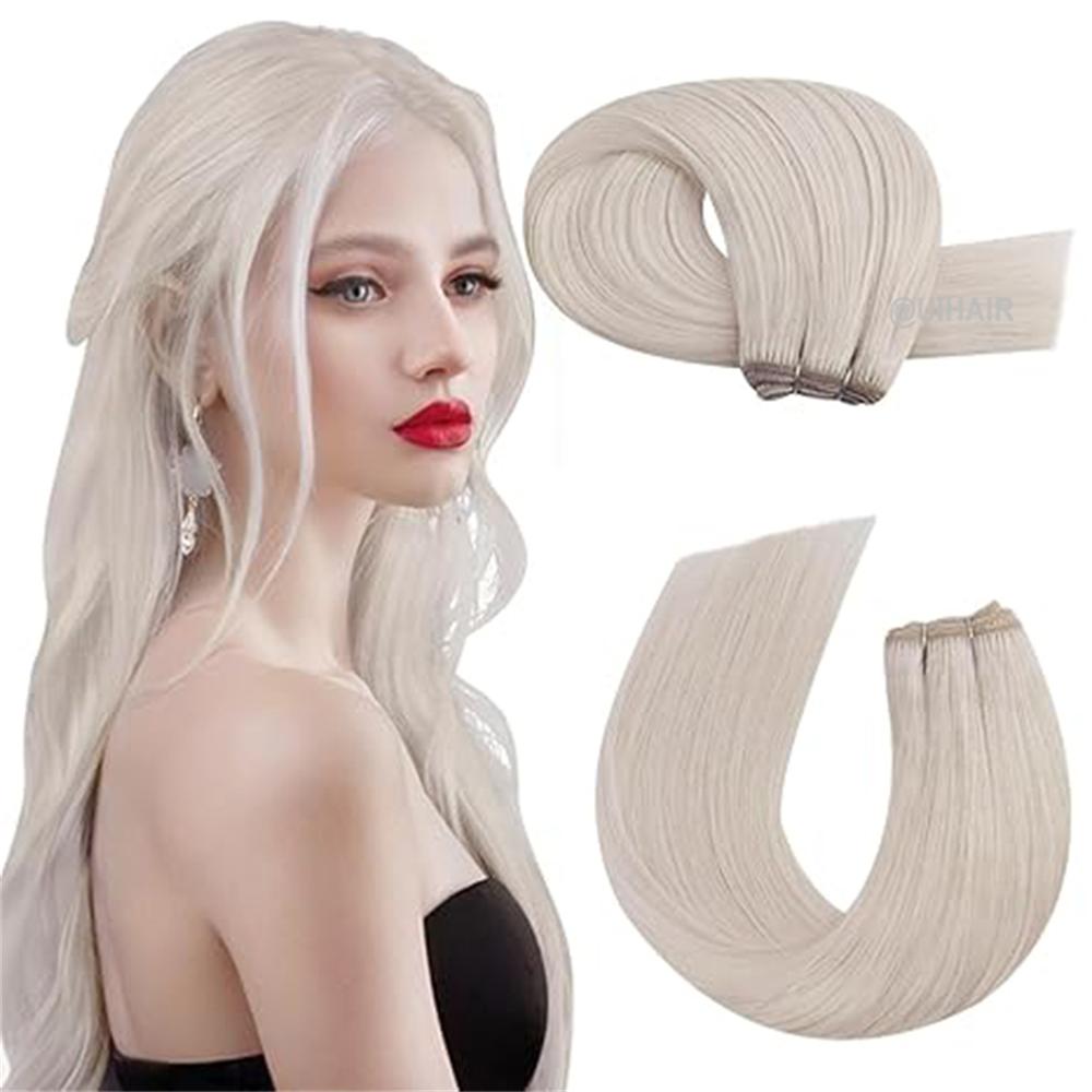 Virgin Human Hair Hand-Tied Invisible Genius Weft Extensions – Light Luxe Collection Seamless