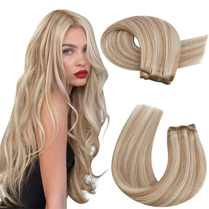 Virgin Human Hair Hand-Tied Invisible Genius Weft Extensions – Mixed Collection Seamless