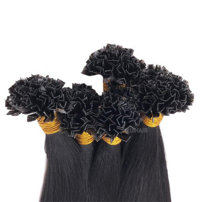 Virgin Human Hair Keratin K Tip Hair Extension Dark Color