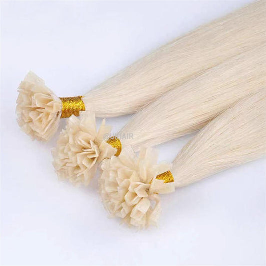 Virgin Human Hair Keratin K Tip Hair Extension Light Color