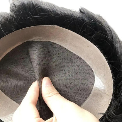 Men Mono Lace Topper Hair