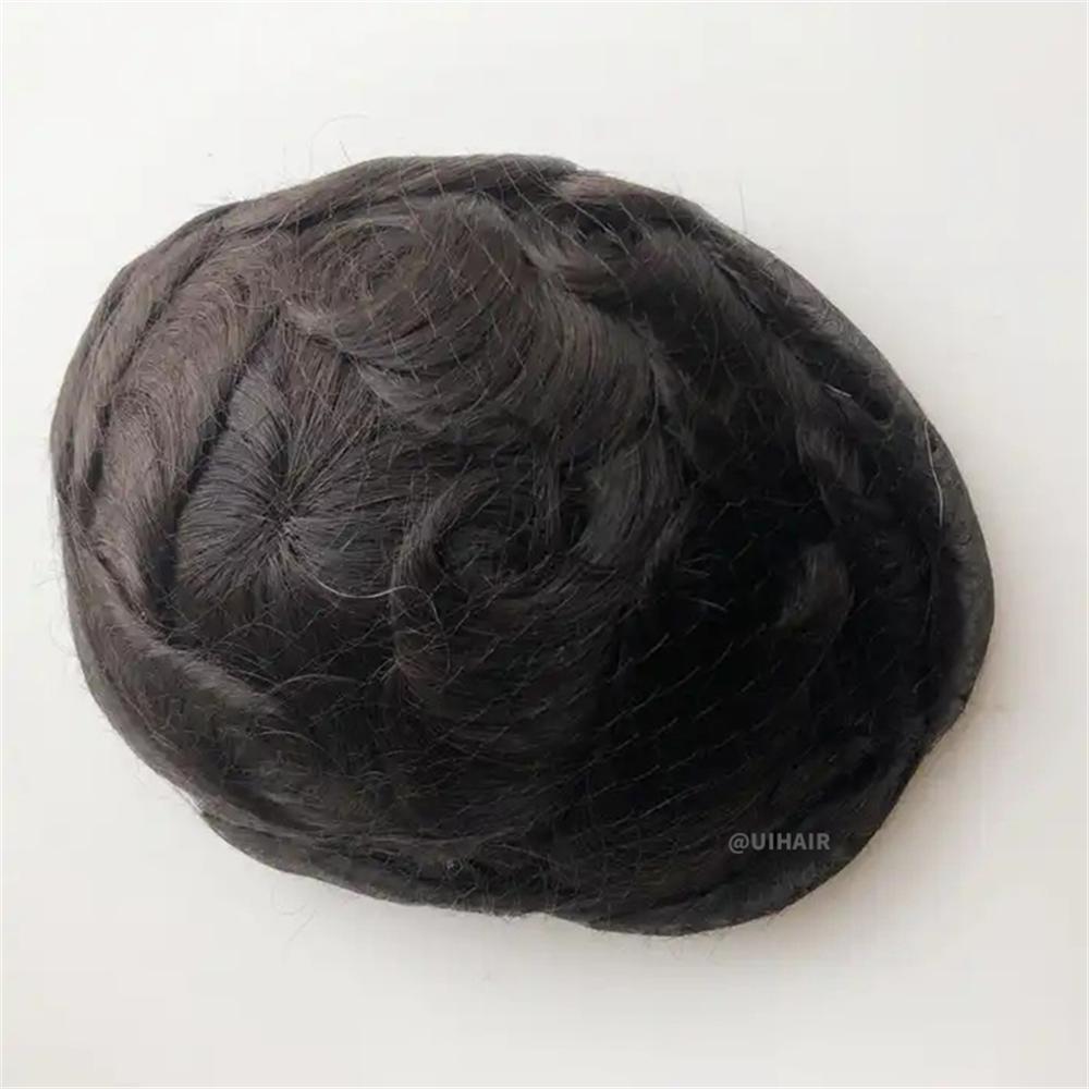 Men Mono Lace Topper Hair