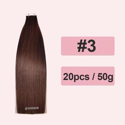 Tape In Hair Natural Seamless Hair Extensions