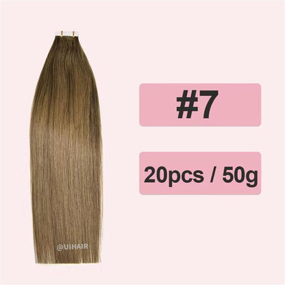 Tape In Hair Natural Seamless Hair Extensions