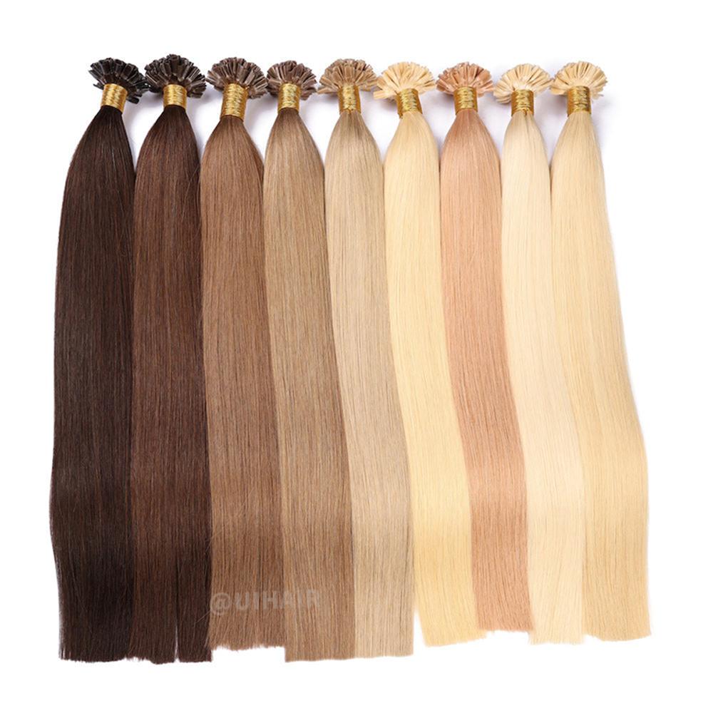 Virgin Human Keratin U-Tip Hair Extensions – Light Luxe Collection