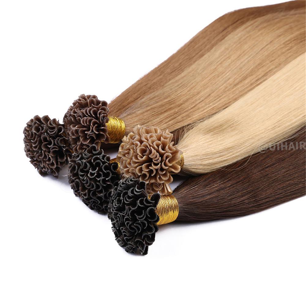 Virgin Human Keratin U-Tip Hair Extensions – Black Luxe Collection